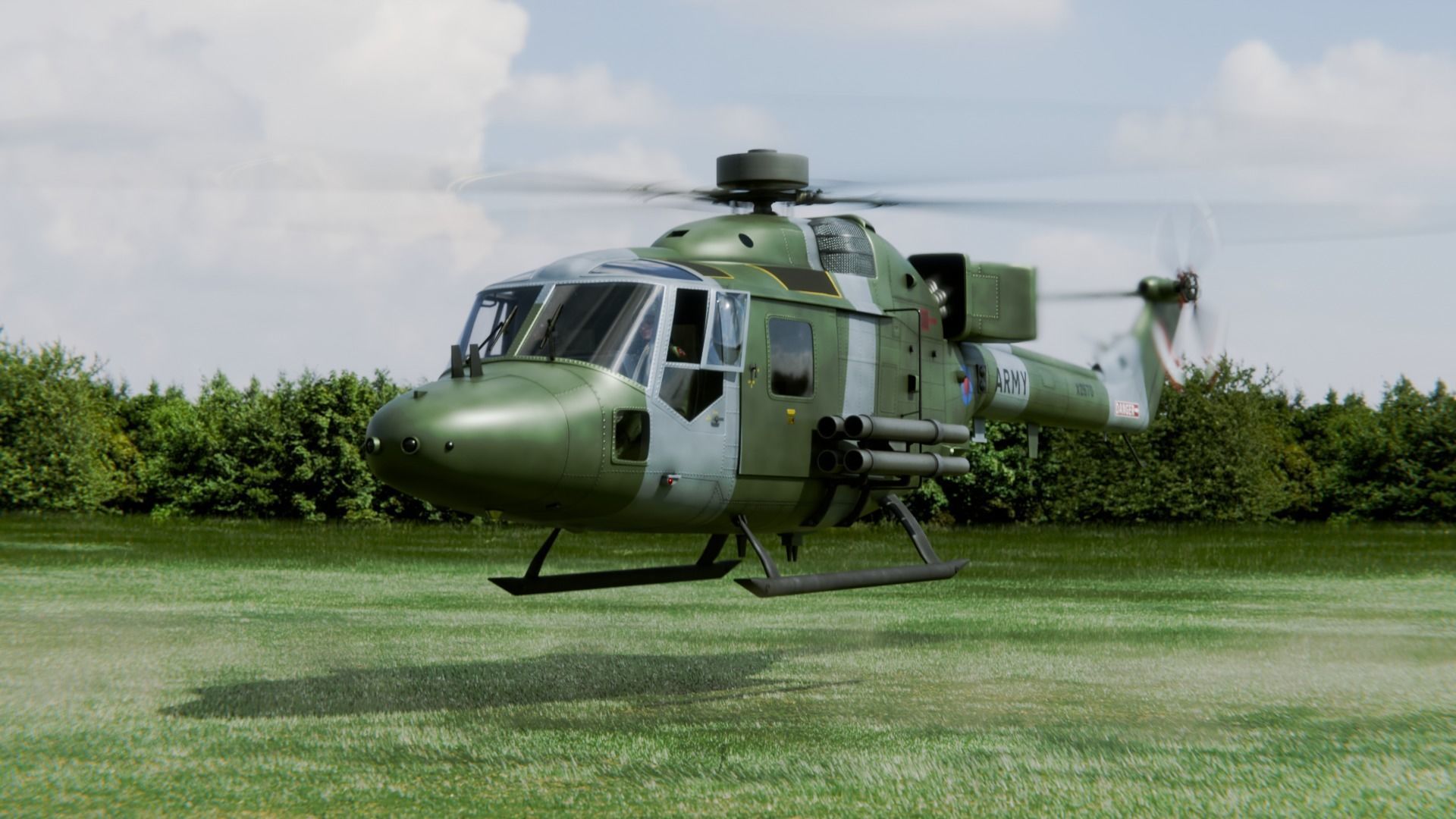 Westland Lynx AH7 3D model_2