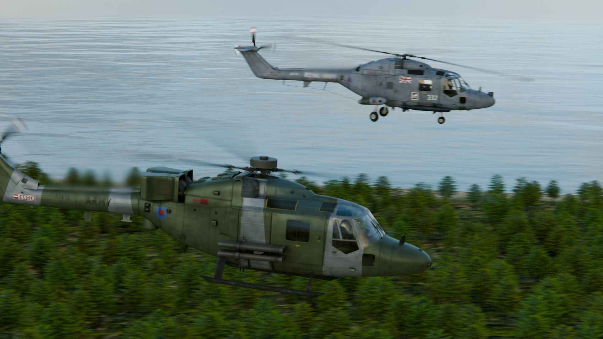 Westland Lynx AH7 3D model_4