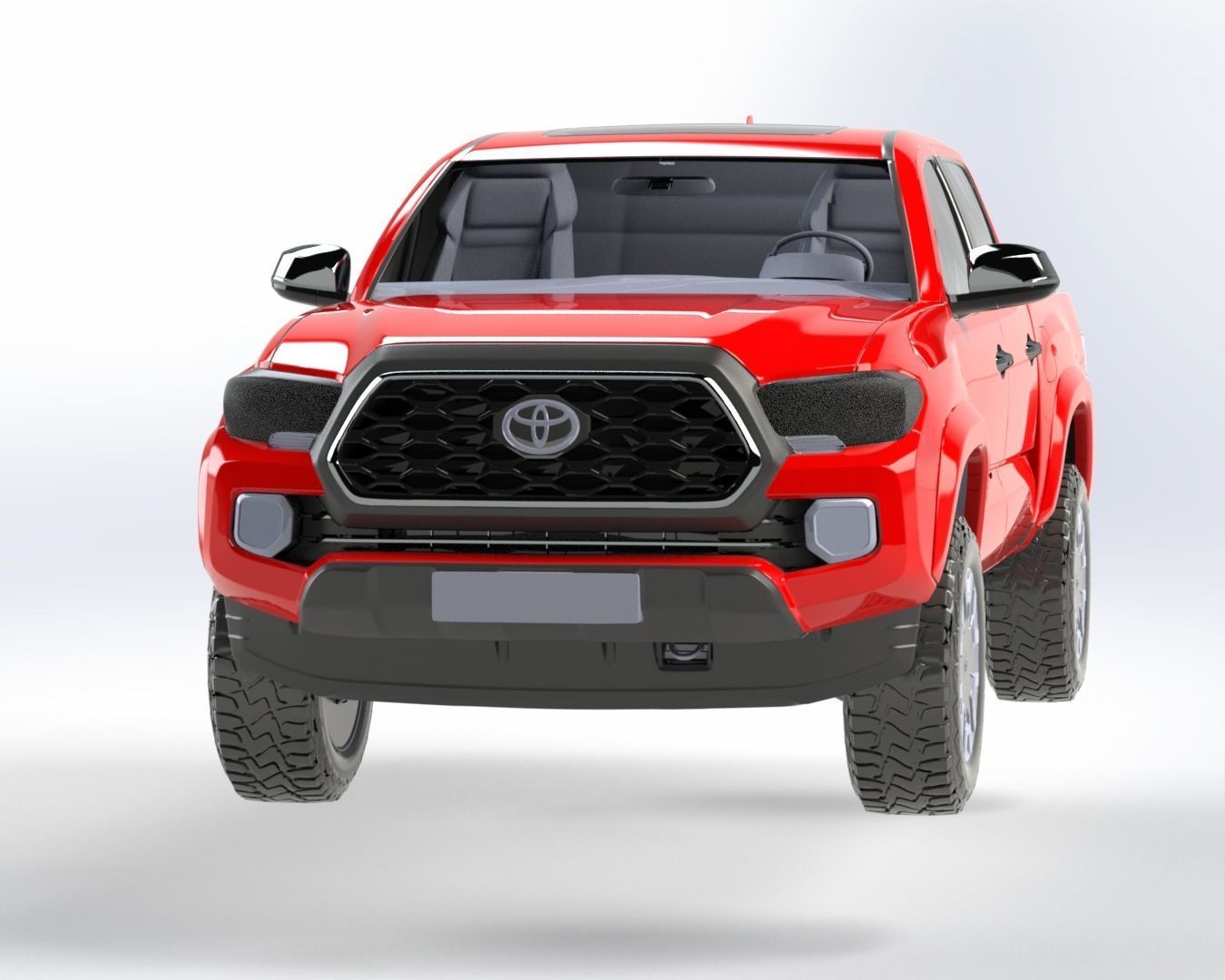 Toyota-tacoma 3D model_2