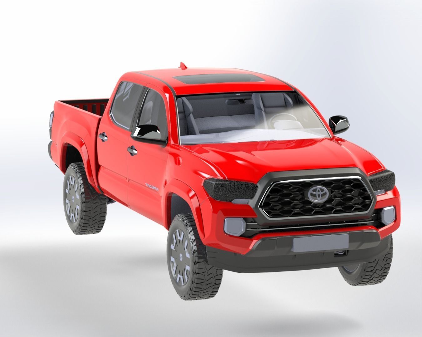 Toyota-tacoma 3D model_1