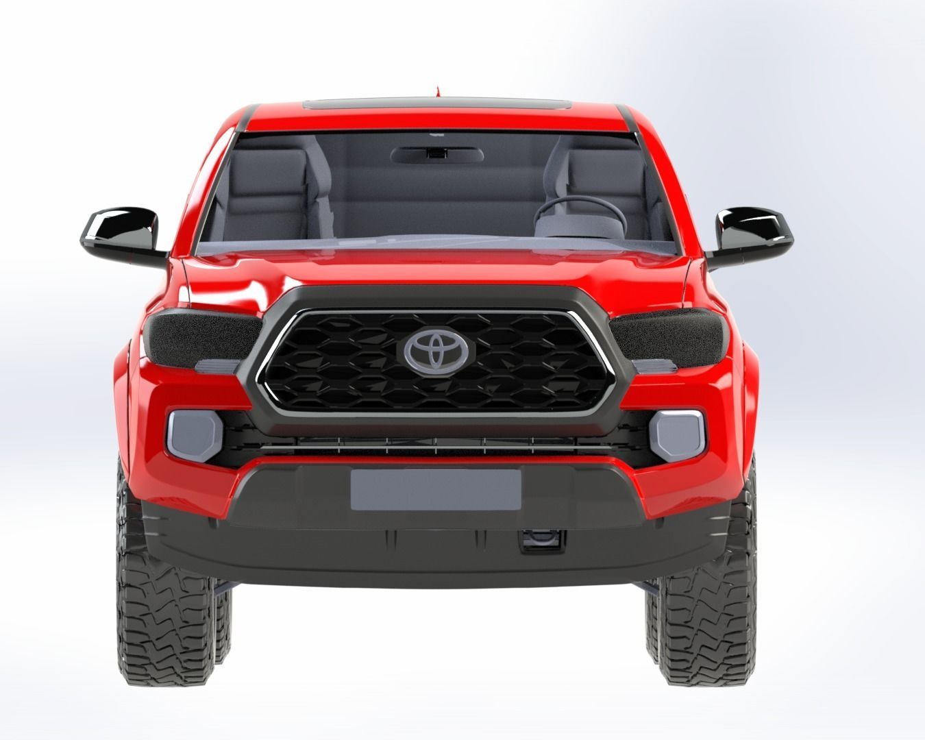 Toyota-tacoma 3D model_4