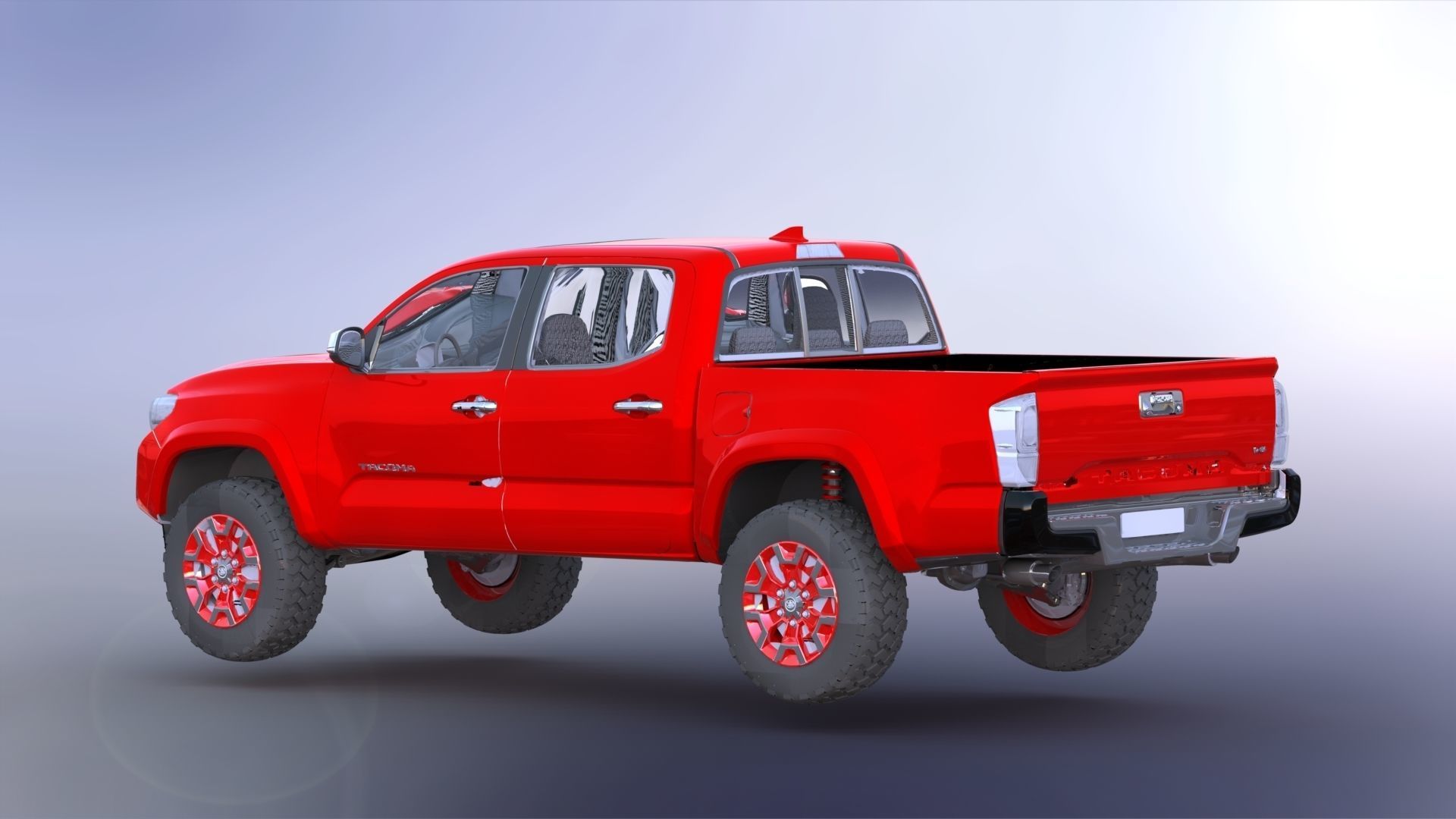 Toyota-tacoma 3D model_6