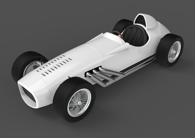 vintage-race-car-2 3D model