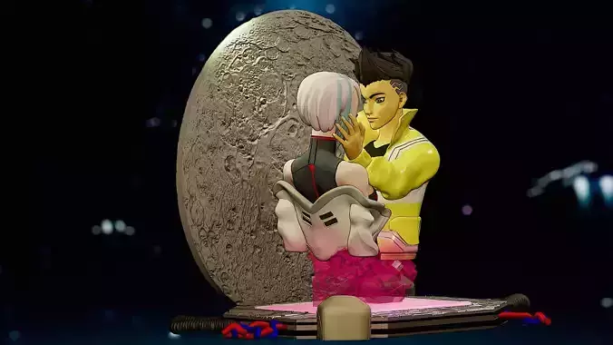 Figurine cyberpunk edgerunners