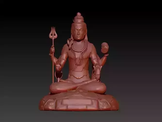 Lord Mahadev   Shiva 3D Statue
