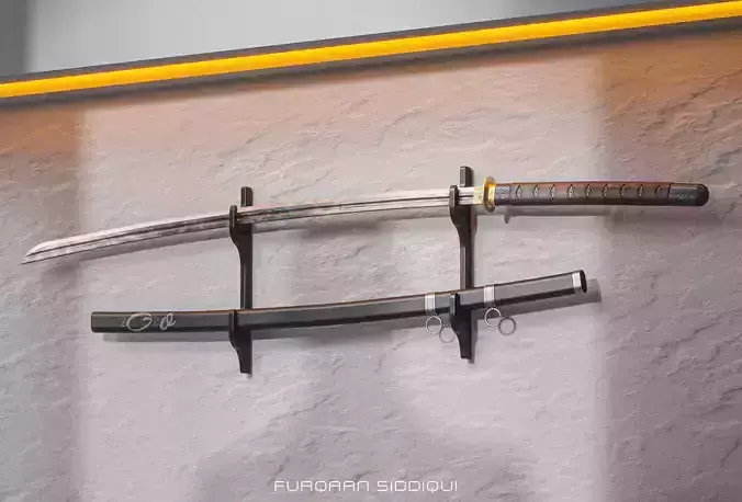 Katana Zoro PBR Sword