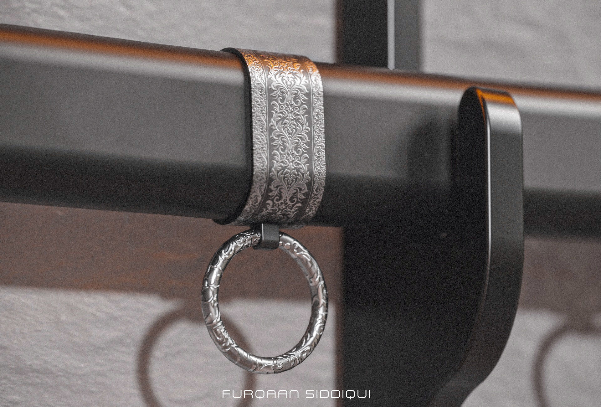 Katana Zoro PBR Sword Low-poly 3D model_6