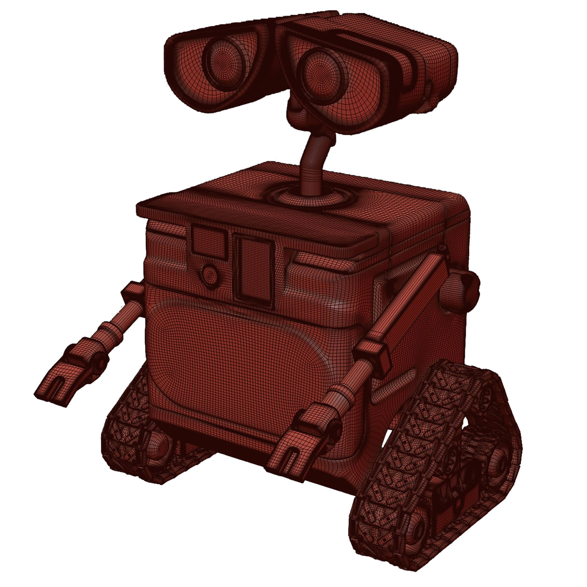 Wall E Robot 3D model_14