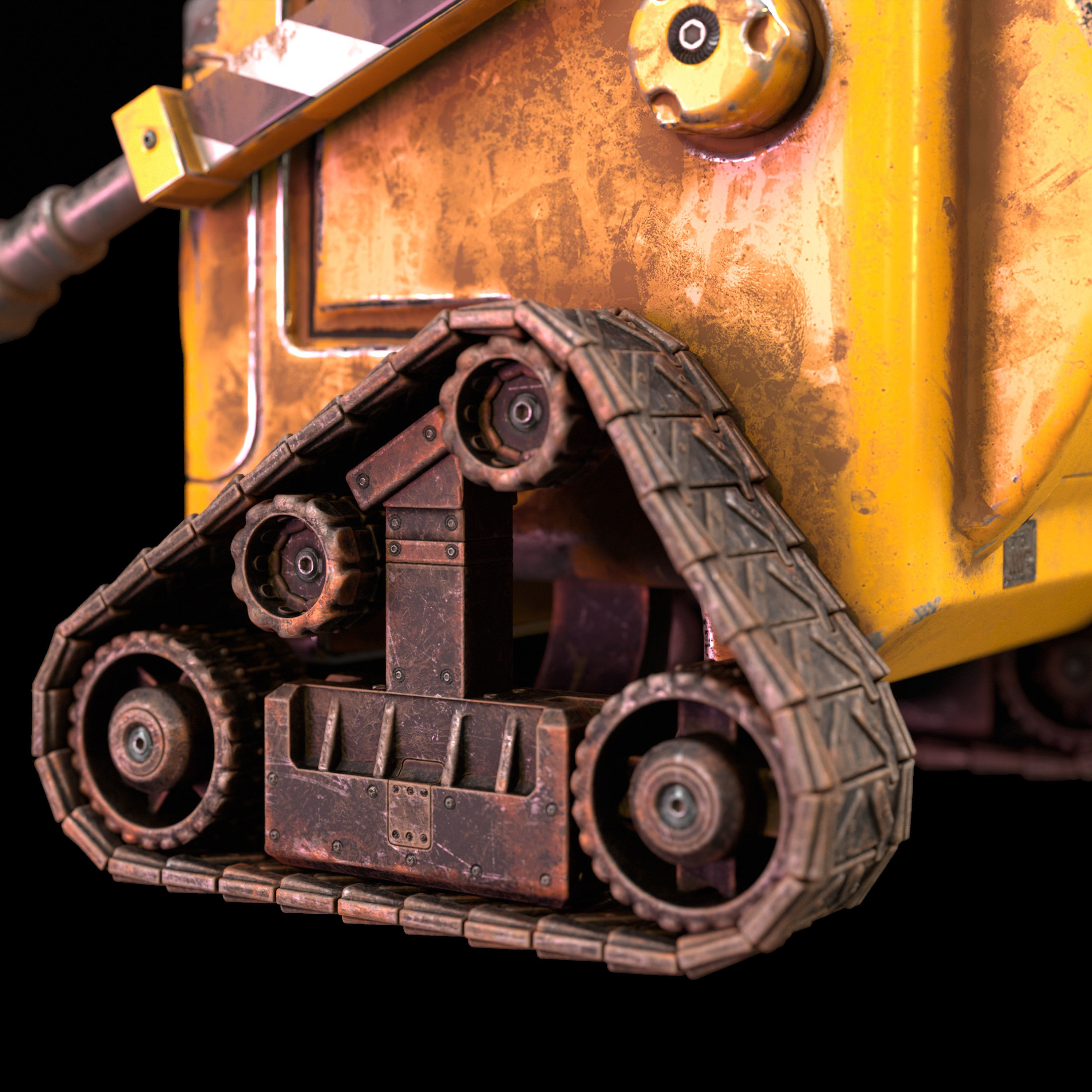 Wall E Robot 3D model_5