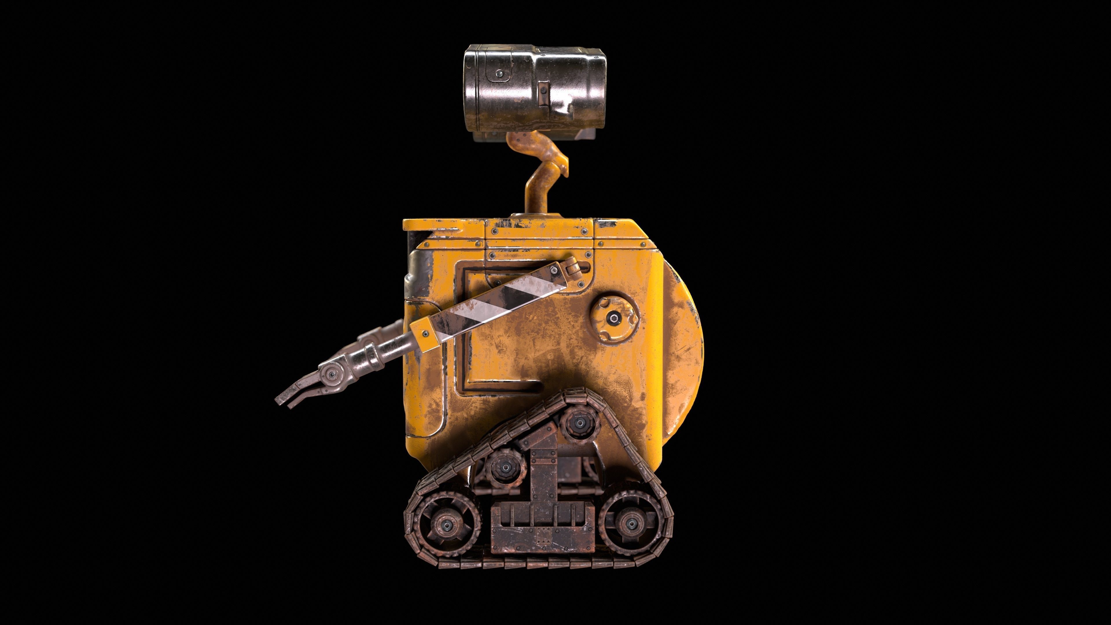 Wall E Robot 3D model_10