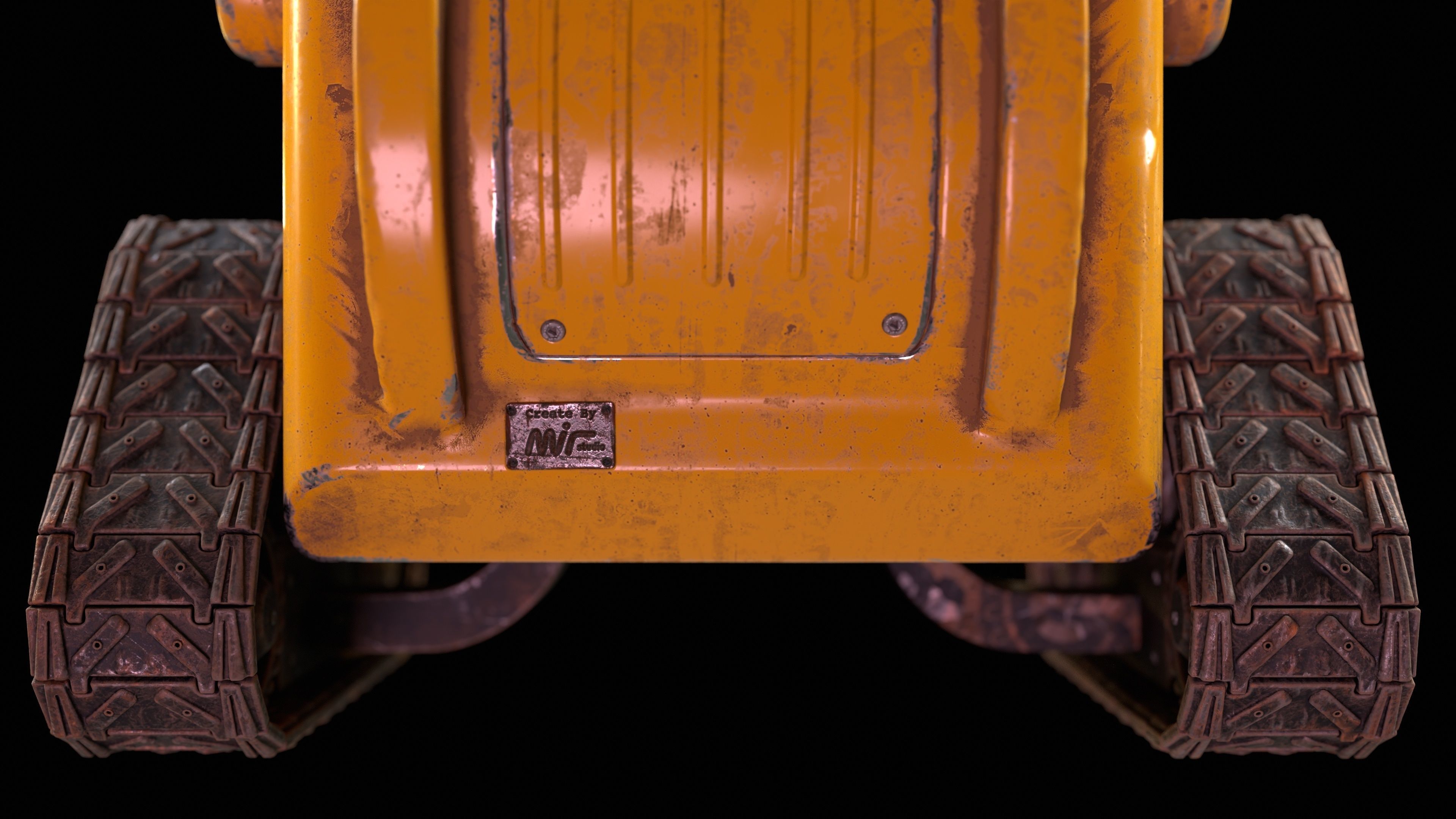 Wall E Robot 3D model_8