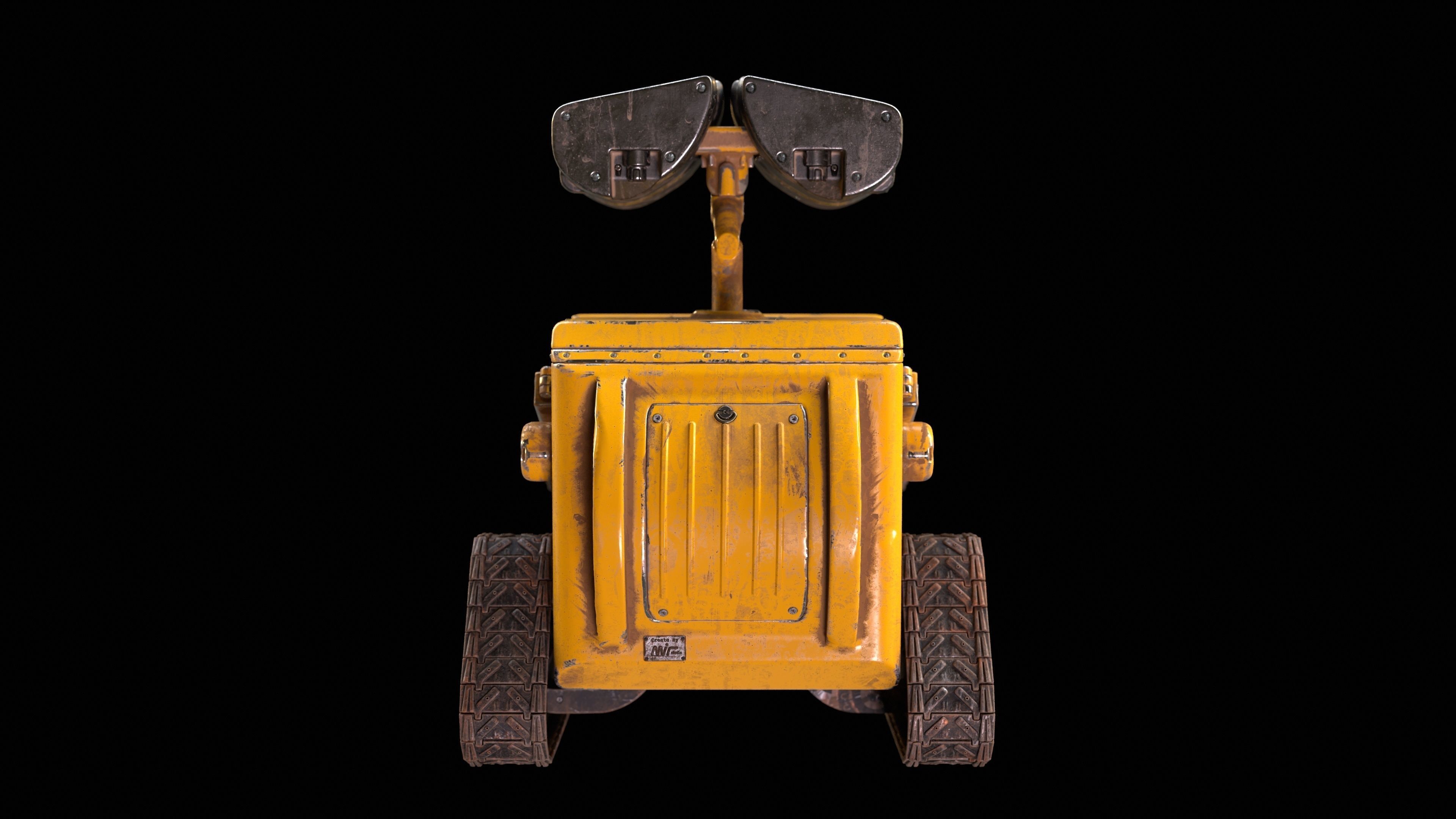 Wall E Robot 3D model_9