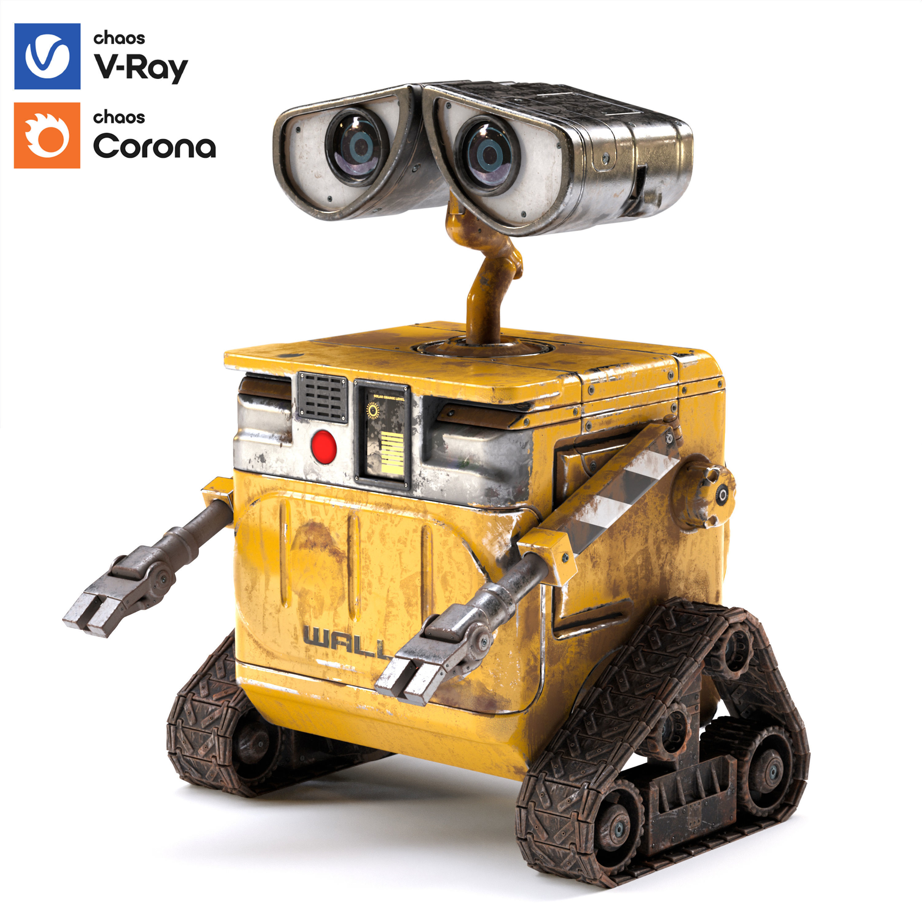 Wall E Robot 3D model_1