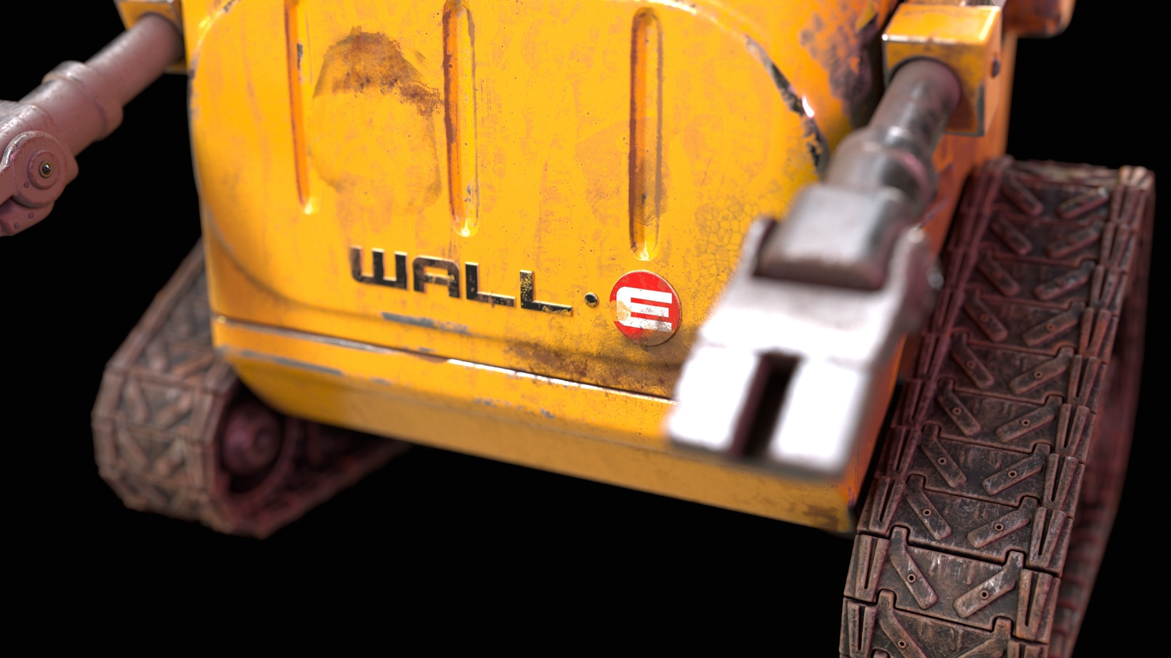 Wall E Robot 3D model_6