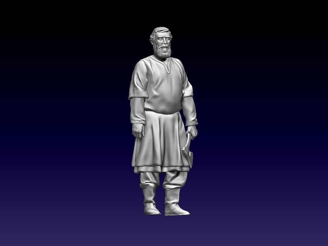 PEASANT 3D print model_1