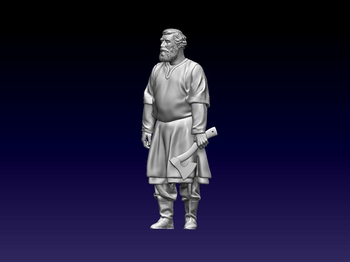 PEASANT 3D print model_3