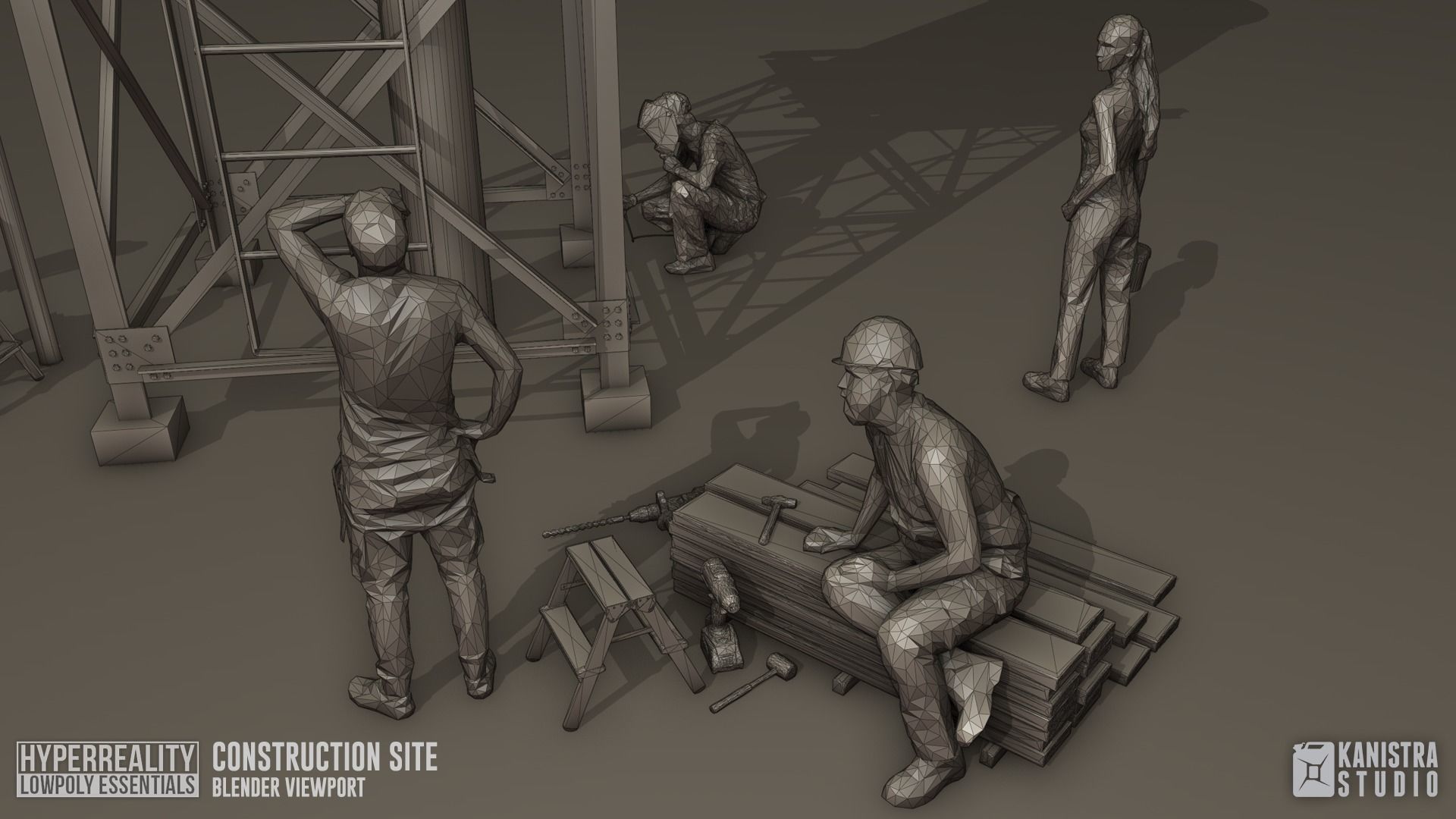 Construction Site 3D model_6