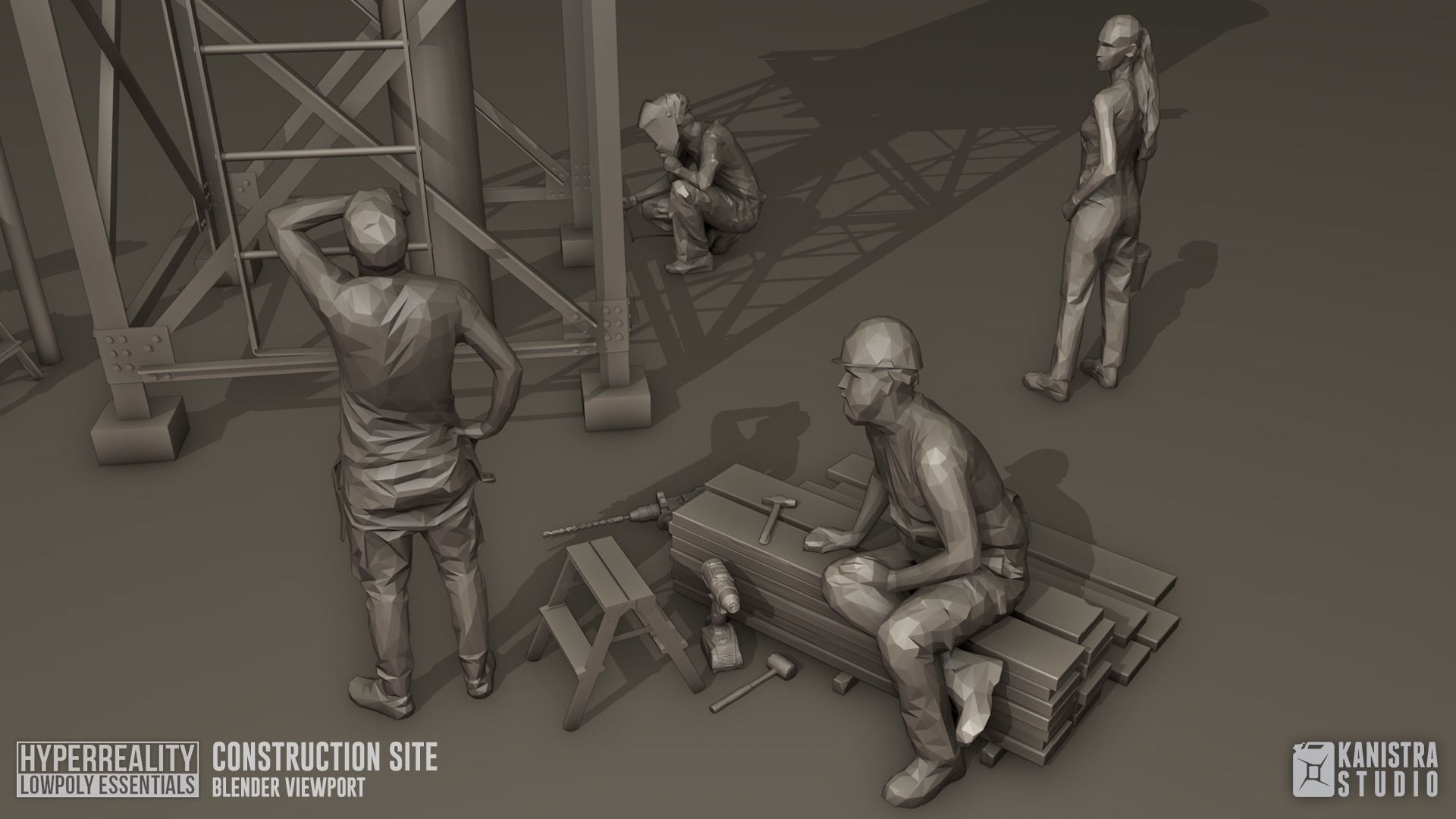 Construction Site 3D model_5