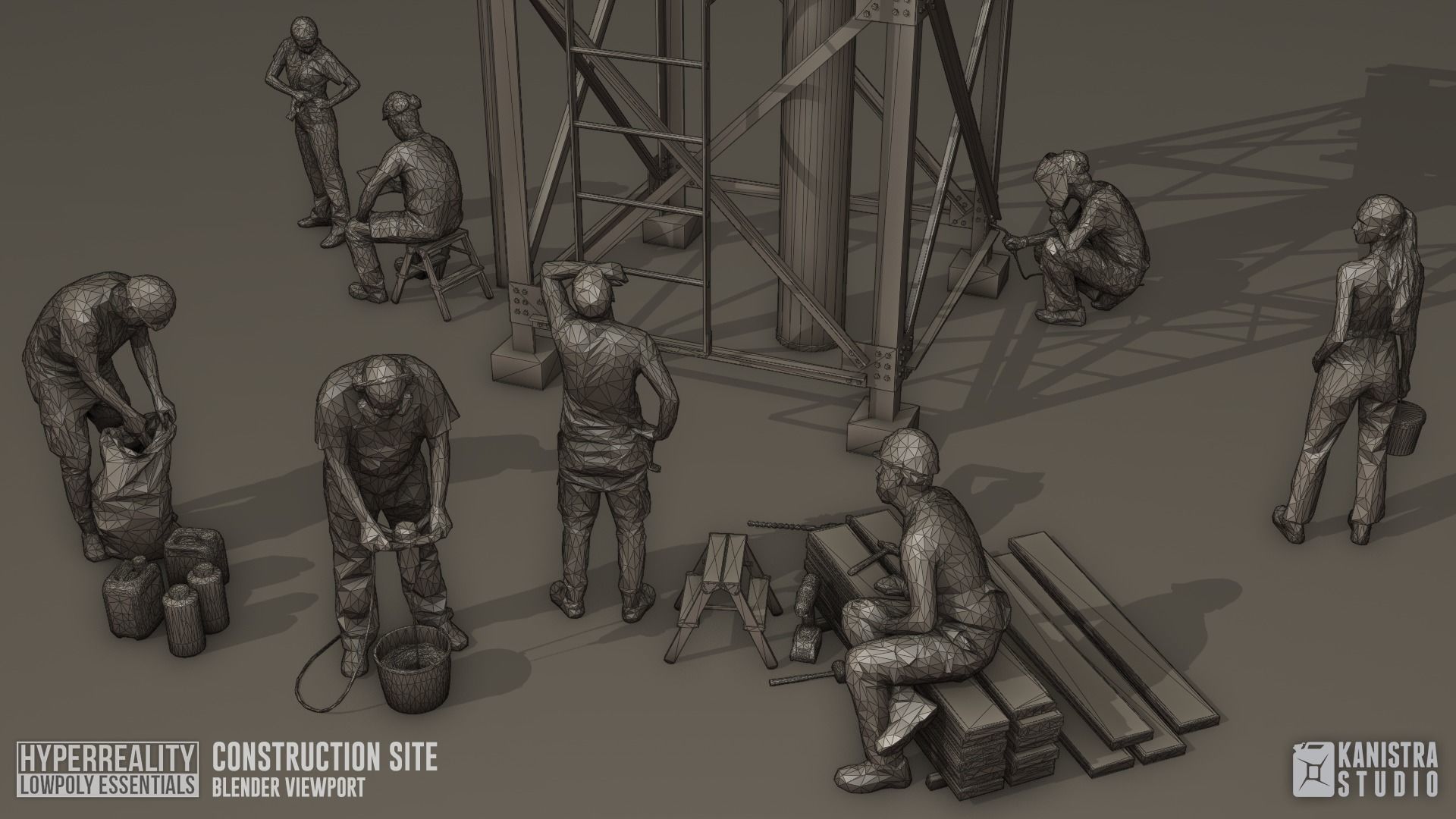 Construction Site 3D model_4