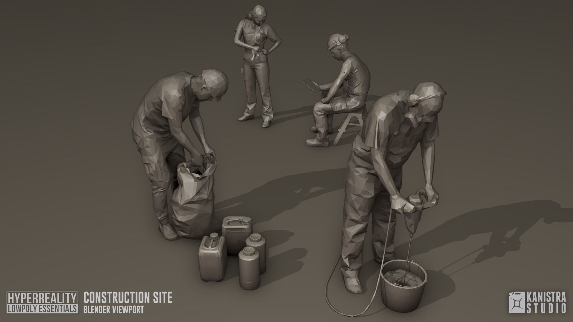 Construction Site 3D model_7