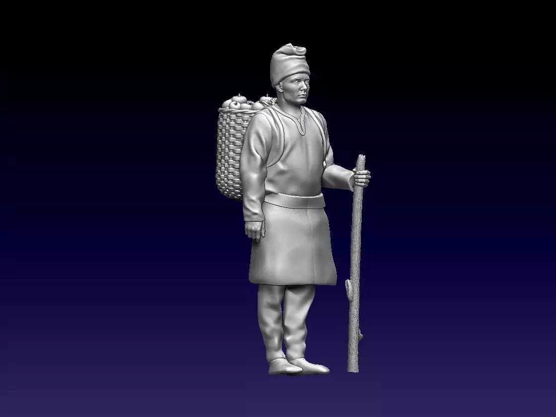PEASANT 3D print model_0
