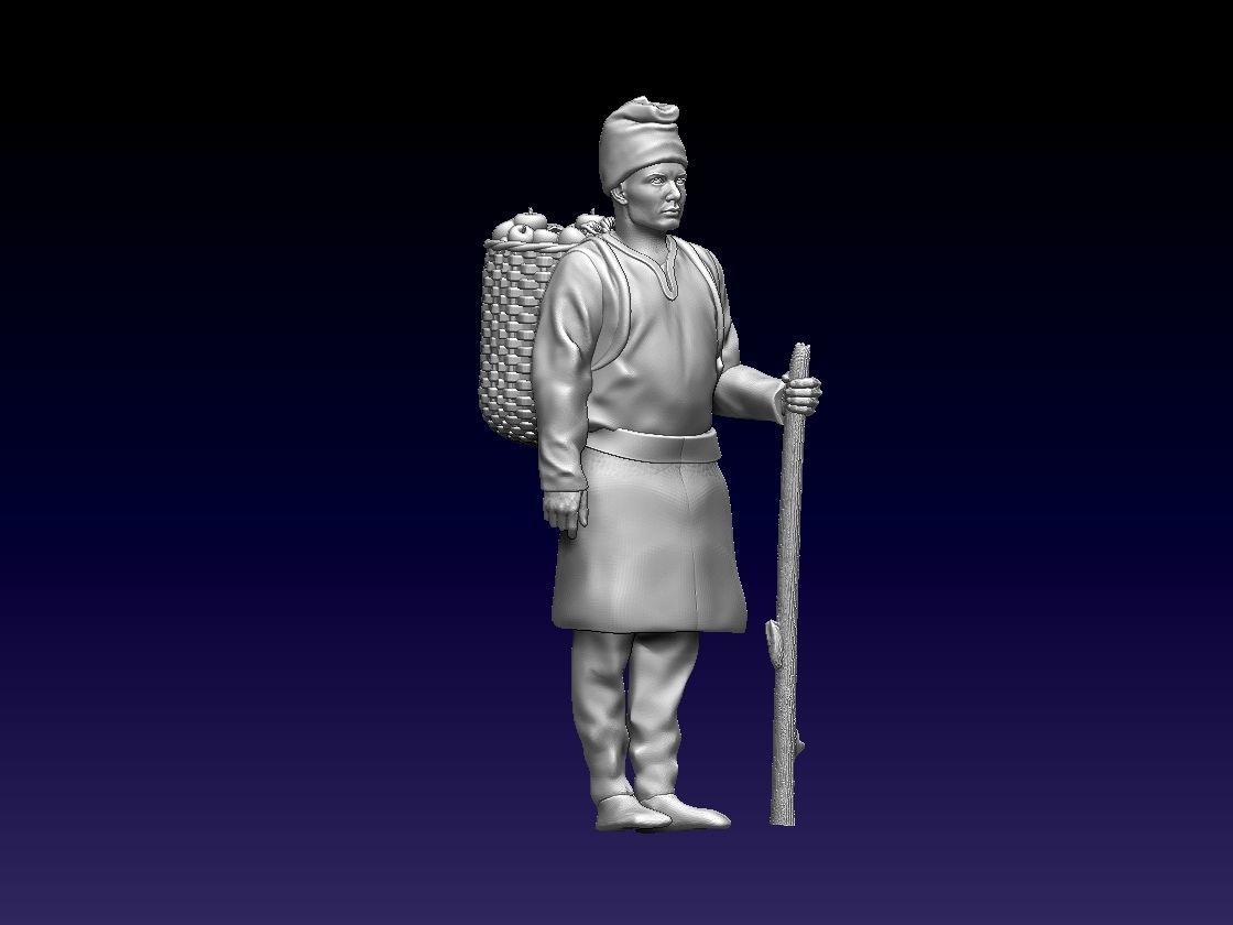 PEASANT 3D print model_13