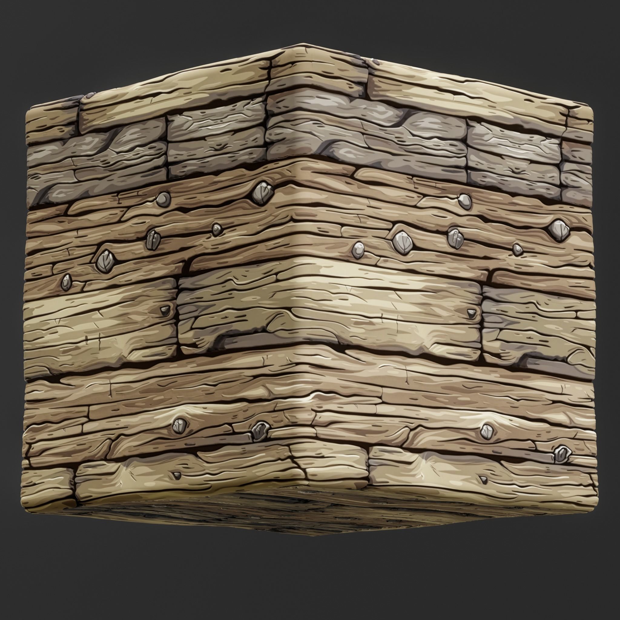  Stylized Wood Seamless Texture  Texture_3