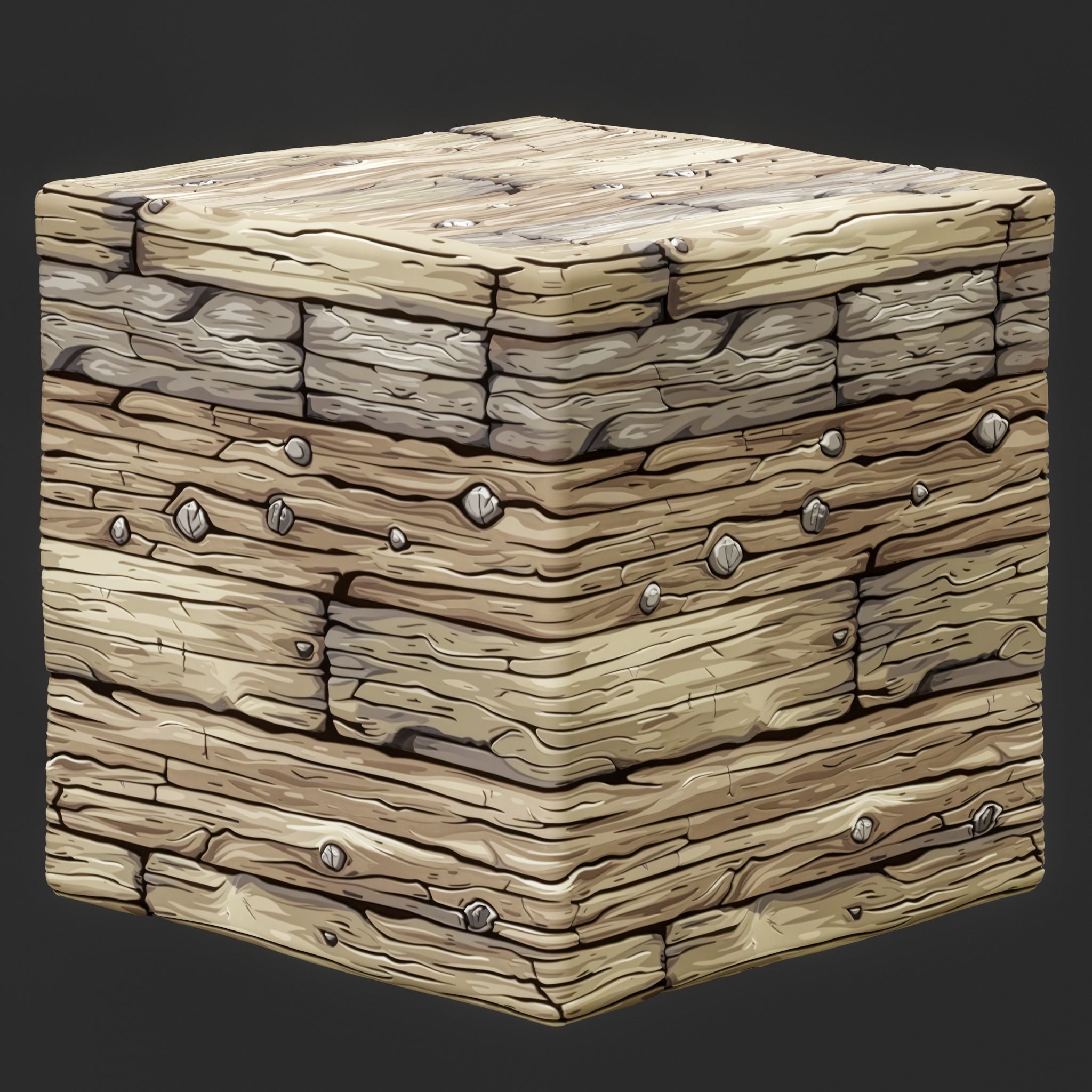  Stylized Wood Seamless Texture  Texture_1