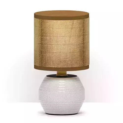 Minimalist Solid Wood Table Lamp 3D model