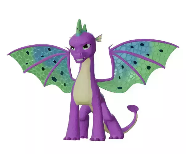 Dragon Lord Spike Low-poly 3D model
