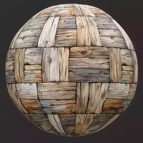  Stylized Wood Seamless Texture 