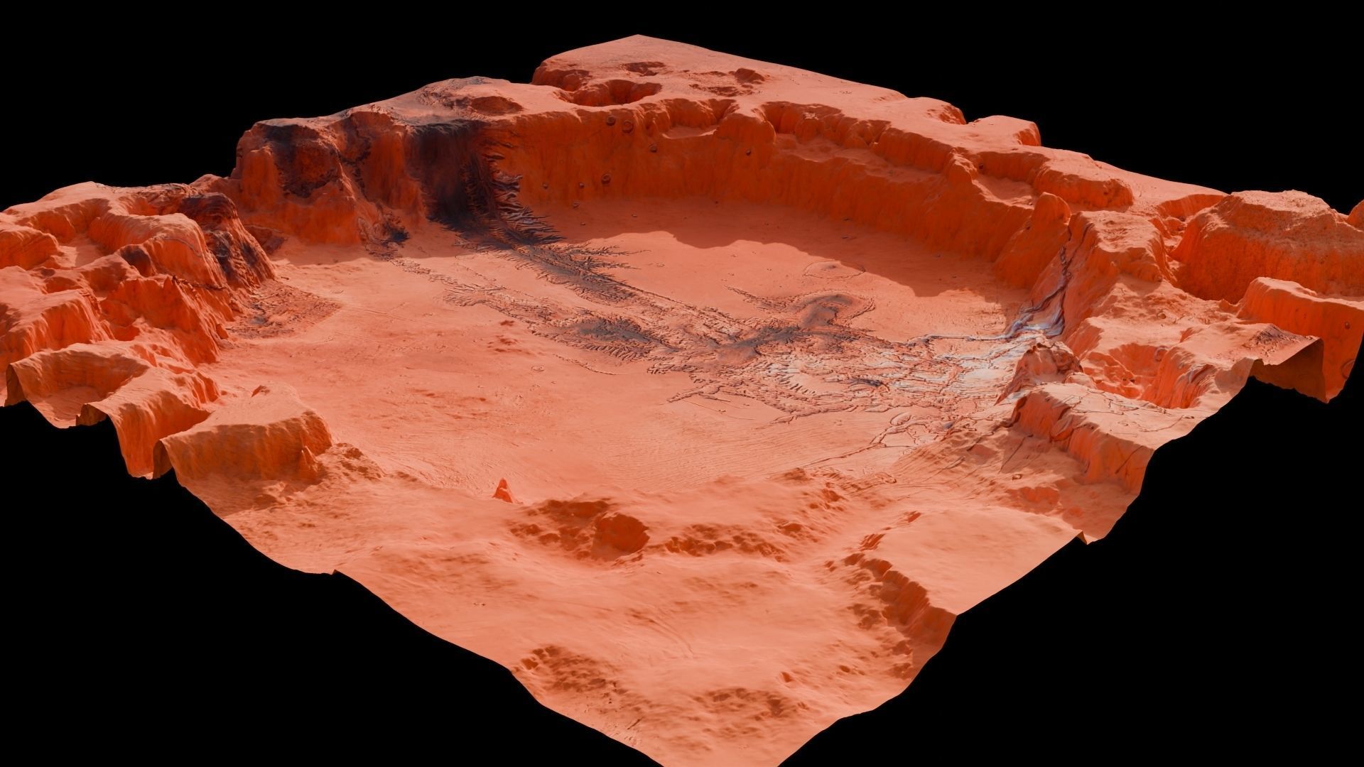 Crater3D model 16K 3D model_5