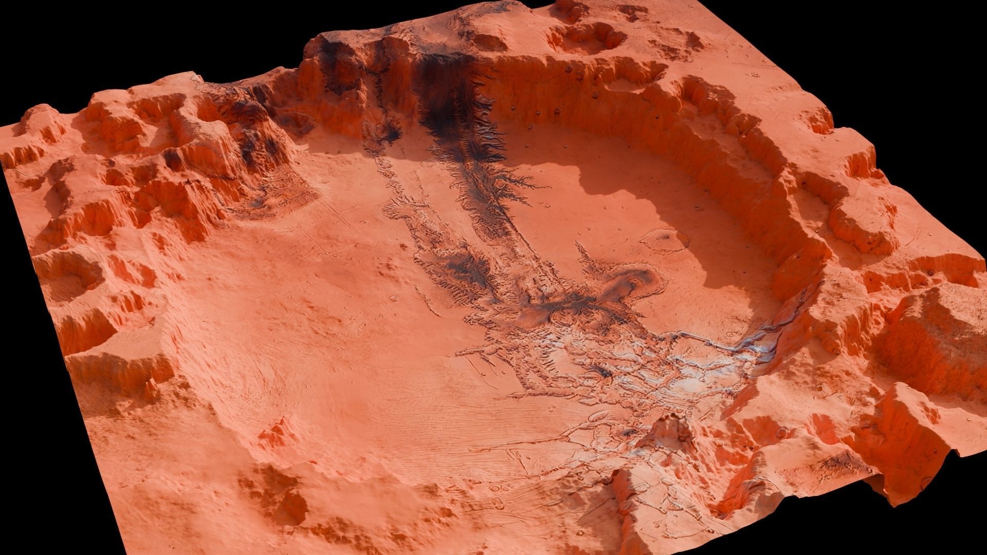 Crater3D model 16K 3D model_20