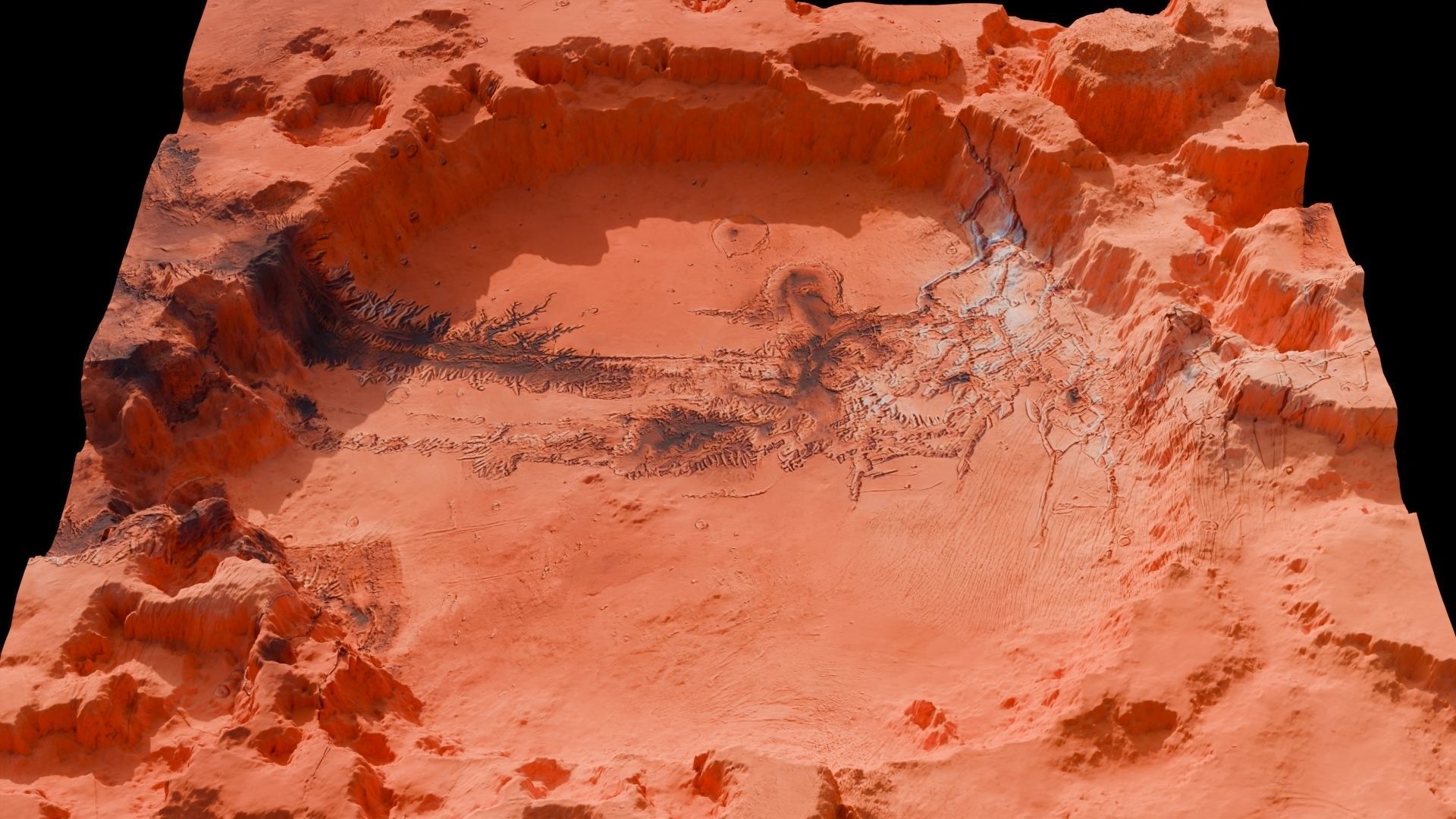 Crater3D model 16K 3D model_19