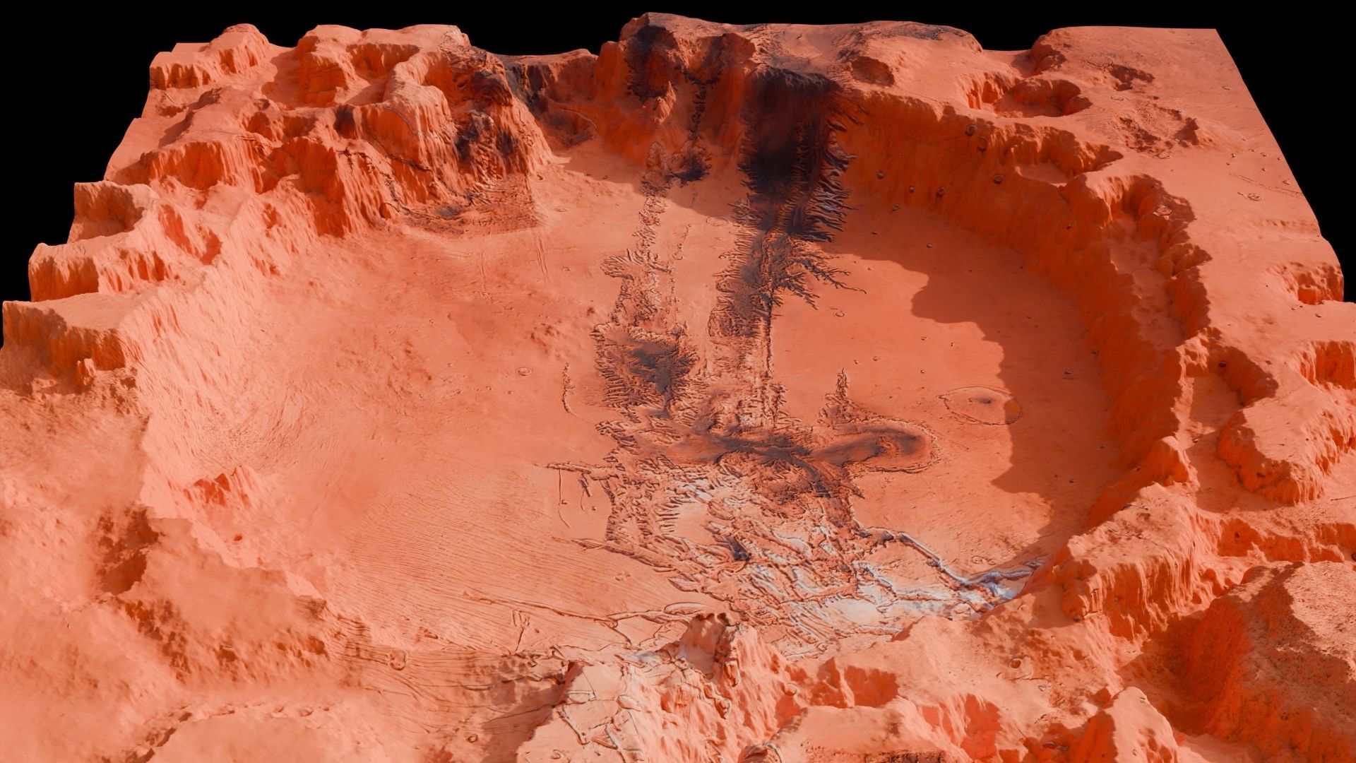 Crater3D model 16K 3D model_10