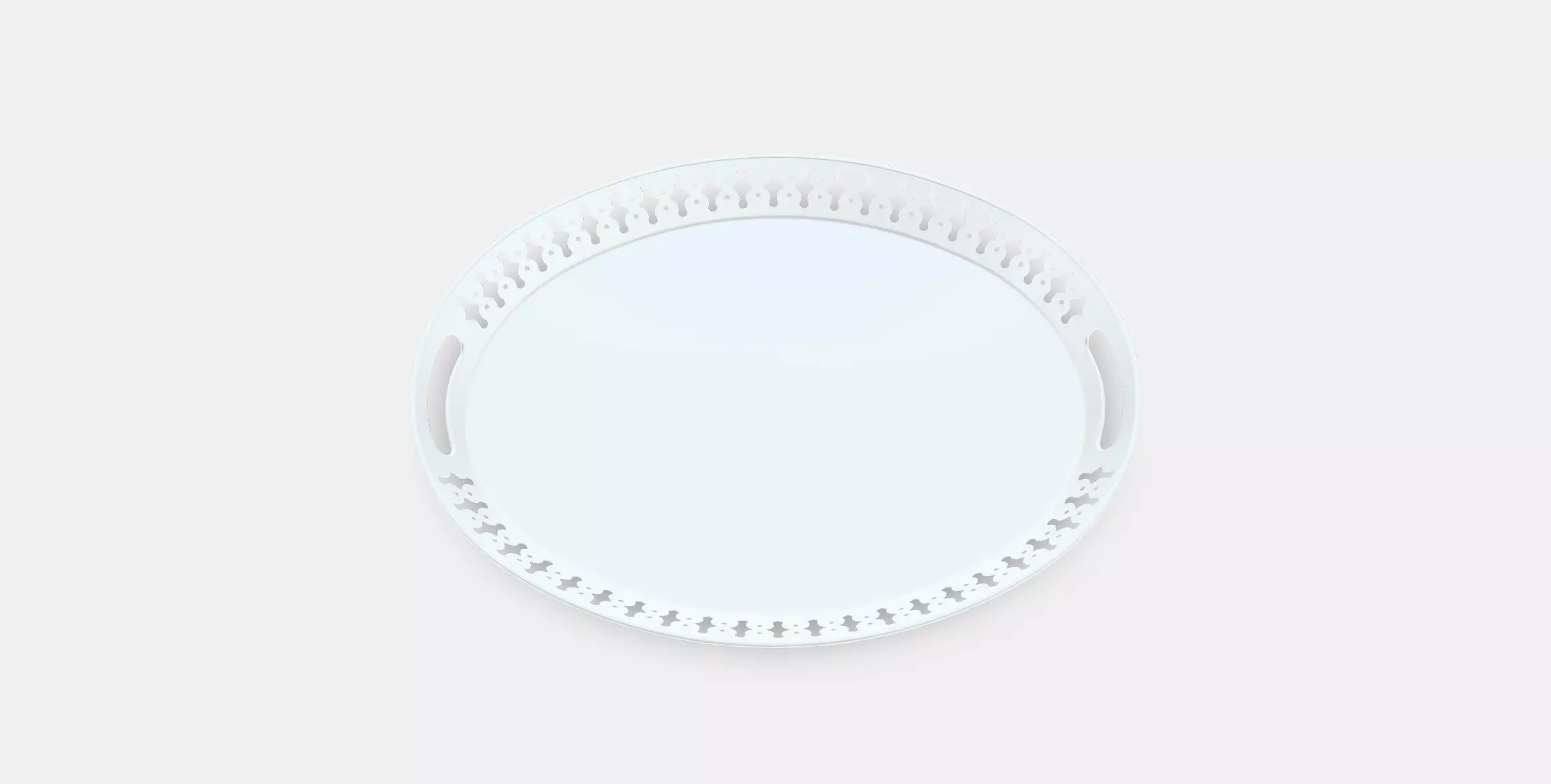 ROMANTISK Tablett Low-poly 3D model_0