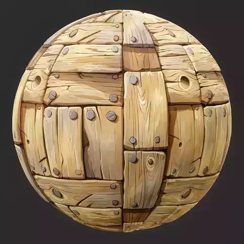 Stylized Wood Seamless Texture 