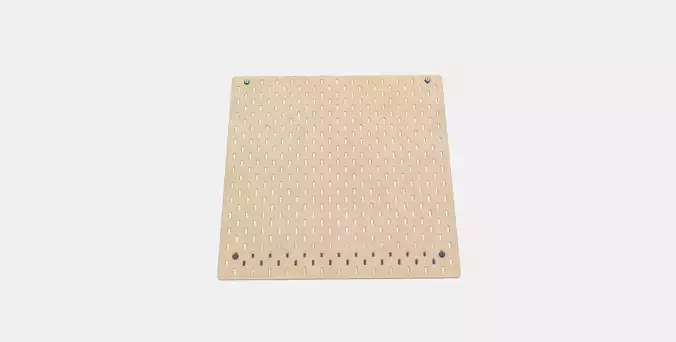 SKADIS perforated panel 2 Low-poly 3D model
