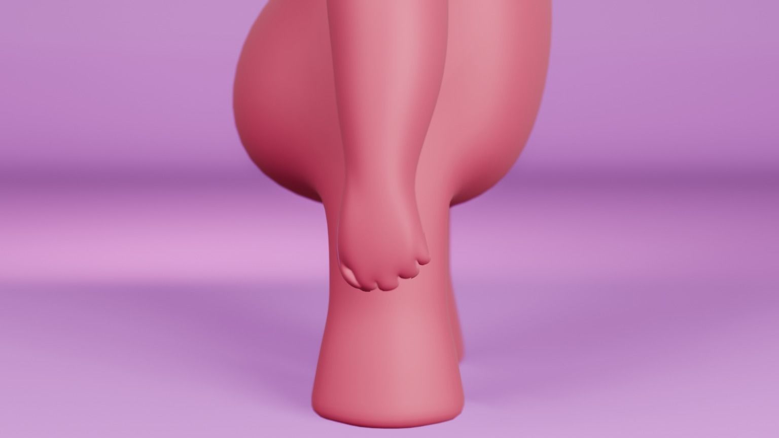 Mascot Character 3D Model Low-poly 3D model_14