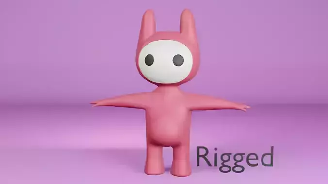 Mascot Character 3D Model