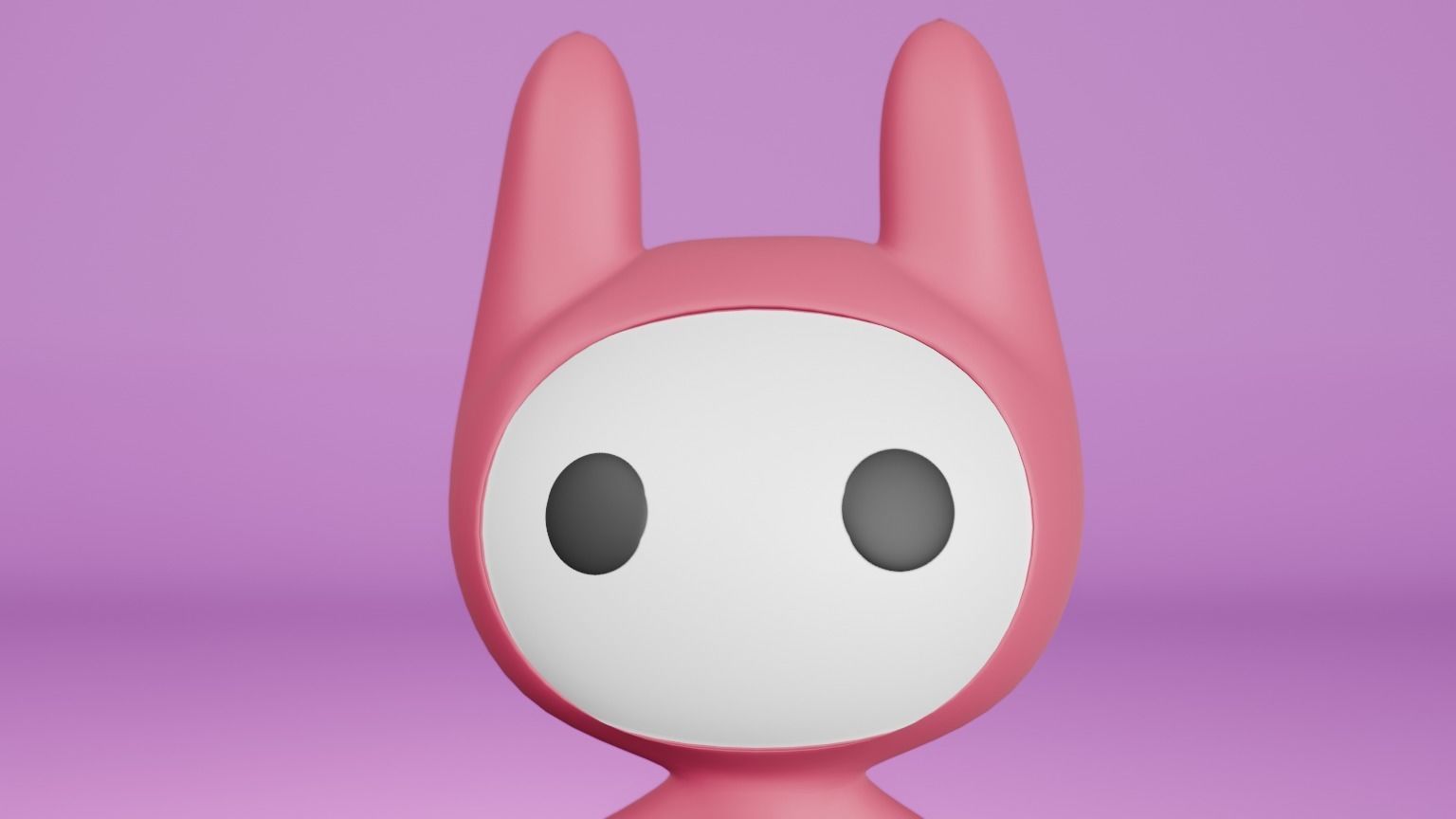 Mascot Character 3D Model Low-poly 3D model_8