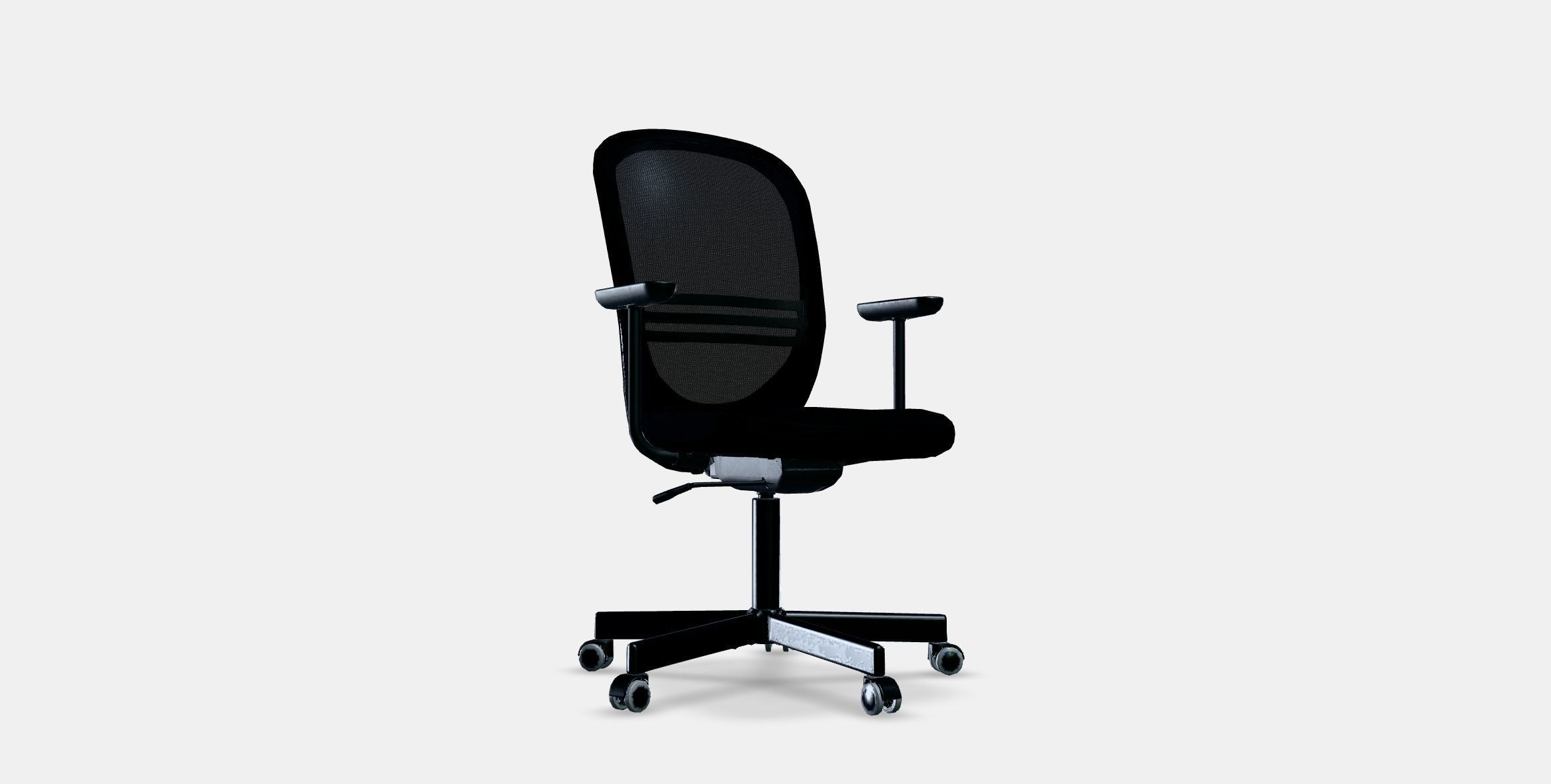 FLINTAN swivel chair with armrests 3D model_2