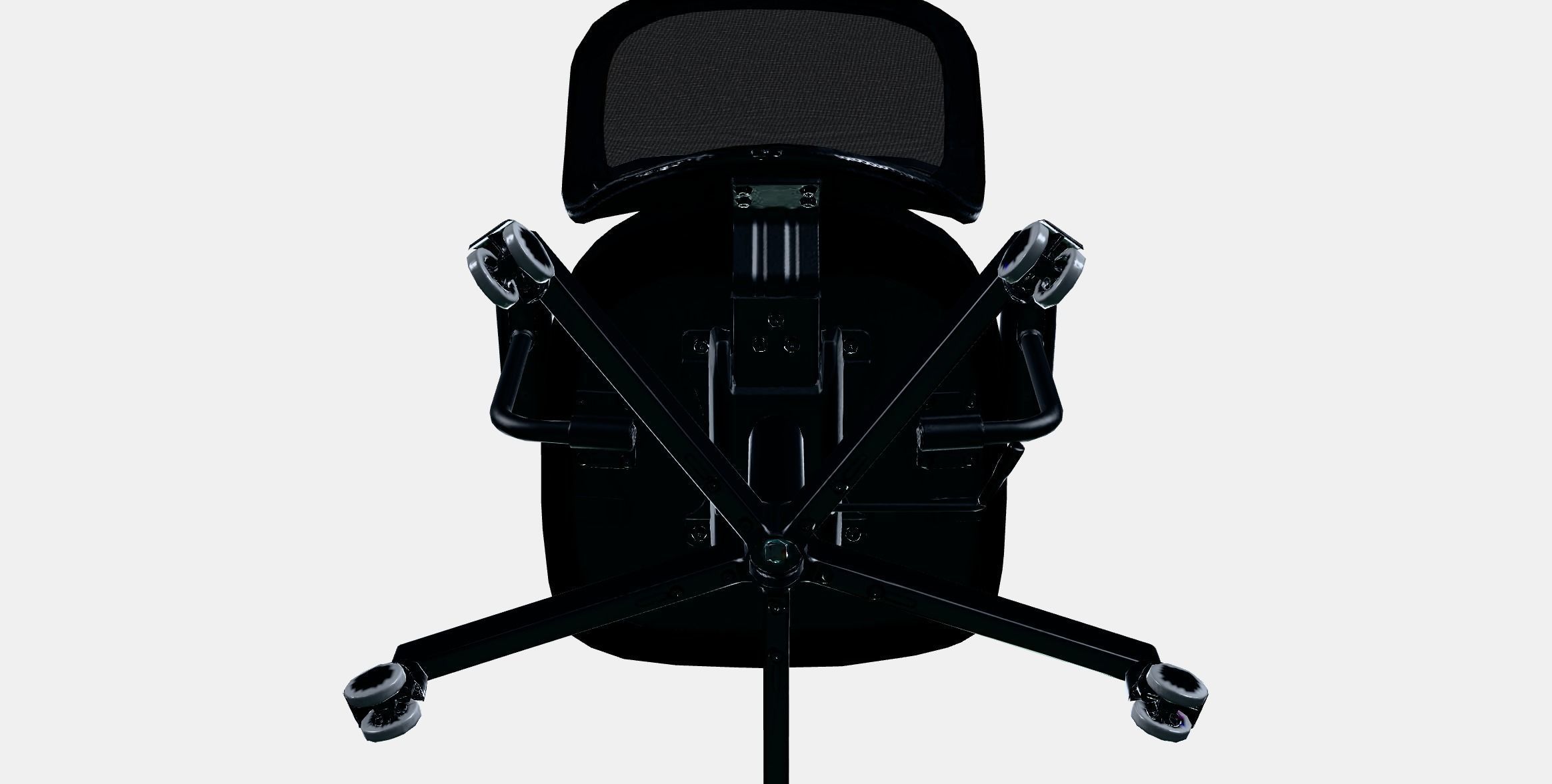 FLINTAN swivel chair with armrests 3D model_8