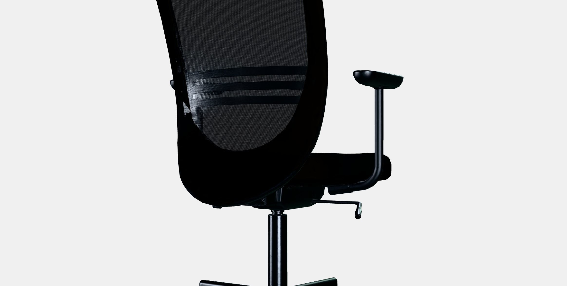 FLINTAN swivel chair with armrests 3D model_7