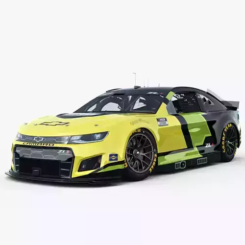 Chevrolet Camaro Nascar NextGen 2024 Template Update 3D model 3D model