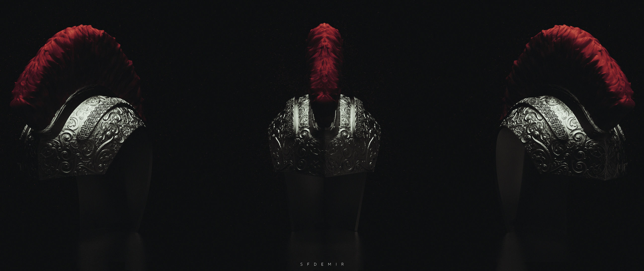 Roman Helmet 3D Model 3D model_1