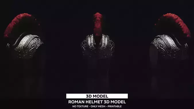 Roman Helmet 3D Model