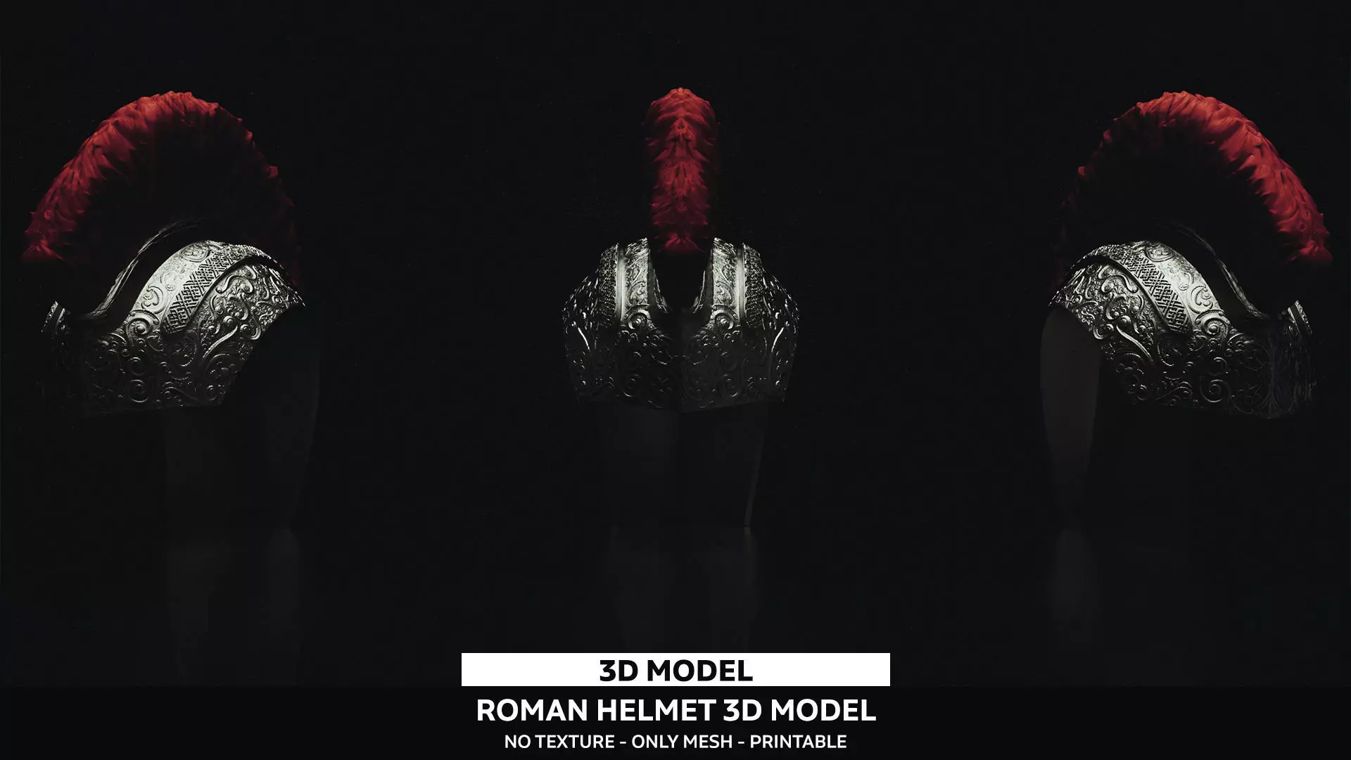 Roman Helmet 3D Model 3D model_0