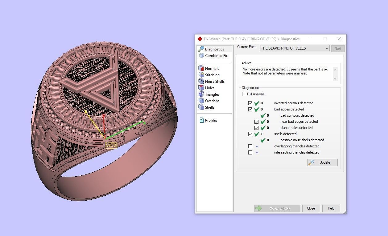 THE SLAVIC RING OF VELES Printable Model 3D print model_9