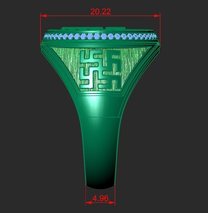 THE SLAVIC RING OF VELES Printable Model 3D print model_8